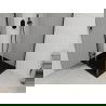 Mexen Roma douchecabine scharnierend 80 x 80 cm, transparant, zwart + Flat douchebak, zwart - 854-080-080-70-00-4070B