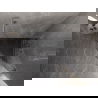Mexen Lunar L fünfeckige Duschkabine rechts 100x100 cm, transparent, gebürsteter Nickel - 831L-100P-100L-97-00-P
