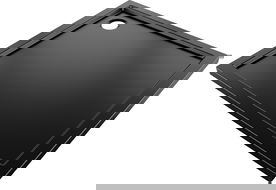 Mexen Flow douchebak vierkant slim 70 x 70 cm, zwarte mat - 46S707070