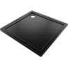 Mexen Flow brodzik kwadratowy slim 75 x 75 cm, czarny mat - 46S707575