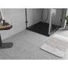 Mexen Flow brodzik kwadratowy slim 75 x 75 cm, czarny mat - 46S707575