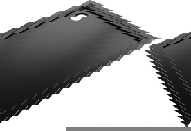 Mexen Flow receveur de douche carré slim 80 x 80 cm, noir mat - 46S708080