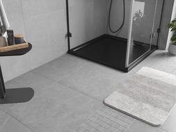 Mexen Flow brodzik kwadratowy slim 80 x 80 cm, czarny mat - 46S708080