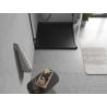 Mexen Flow brodzik kwadratowy slim 90 x 90 cm, czarny mat - 46S709090
