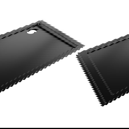 Mexen Flow base de duche quadrada slim 95 x 95 cm, preto mate - 46S709595