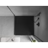 Mexen Flow brodzik kwadratowy slim 100 x 100 cm, czarny mat - 46S701010