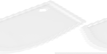 Mexen Flow semi-circular slim shower tray 100 x 100 cm, white gloss - 46Q101010