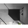 Mexen Flow viiekandiline dušinurga alus slim 90 x 90 cm, must matt - 46P709090