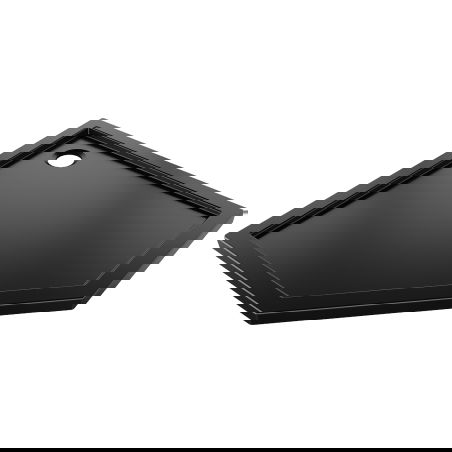 Mexen Flow Duschwanne fünfeckig Slim 100 x 100 cm, Schwarz Matt - 46P701010