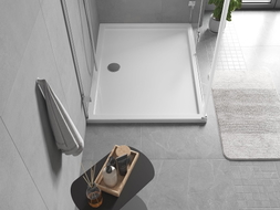 Mexen Flow brodzik prostokątny slim 75 x 70 cm, biały połysk - 46R107075