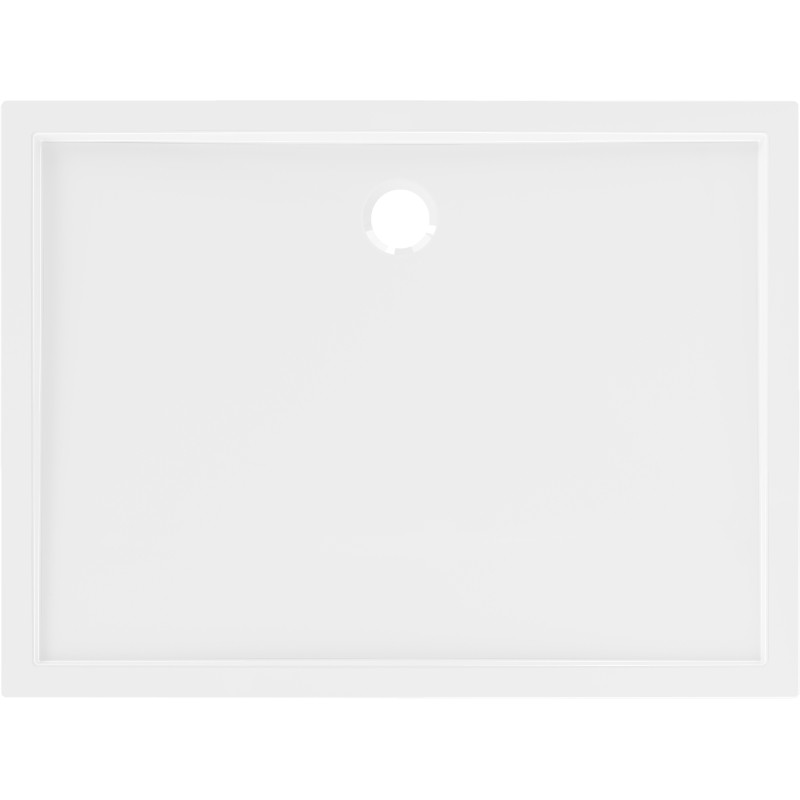 Mexen Flow ristkülikukujuline slim dušialus 80 x 75 cm, valge läige - 46R107580