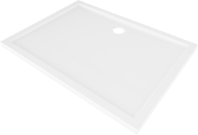 Mexen Flow pravokutna slim tuš kada 120 x 75 cm, bijeli sjaj - 46R107512