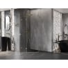 Mexen Lunar cabine de douche pentagonale pivotante gauche 90 x 90 cm, transparent, dorée - 831-090L-090P-50-00-L