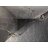 Mexen Lunar pentagonal shower enclosure left hinged 100 x 100 cm, transparent, gold - 831-100L-100P-50-00-L