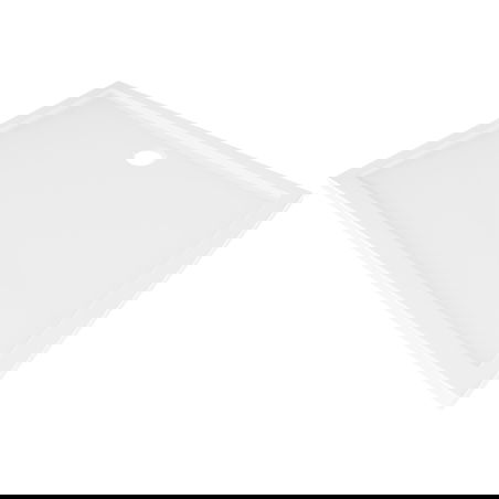 Mexen Flow rechthoekige slanke douchebak 90 x 85 cm, wit glanzend - 46R108590