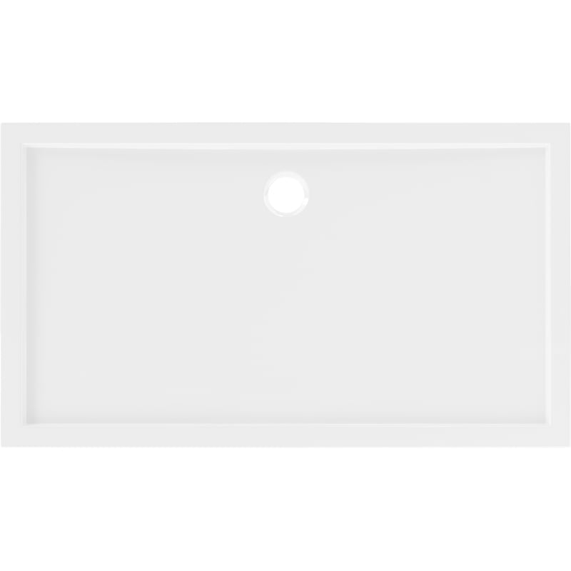 Mexen Flow receveur rectangulaire slim 140 x 85 cm, blanc brillant - 46R108514