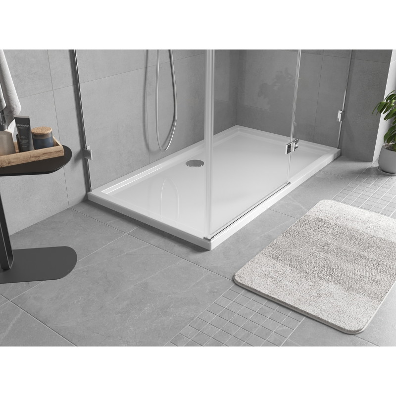 Mexen Flow pravokutna slim tuš kada 150 x 90 cm, bijeli sjaj - 46R109015