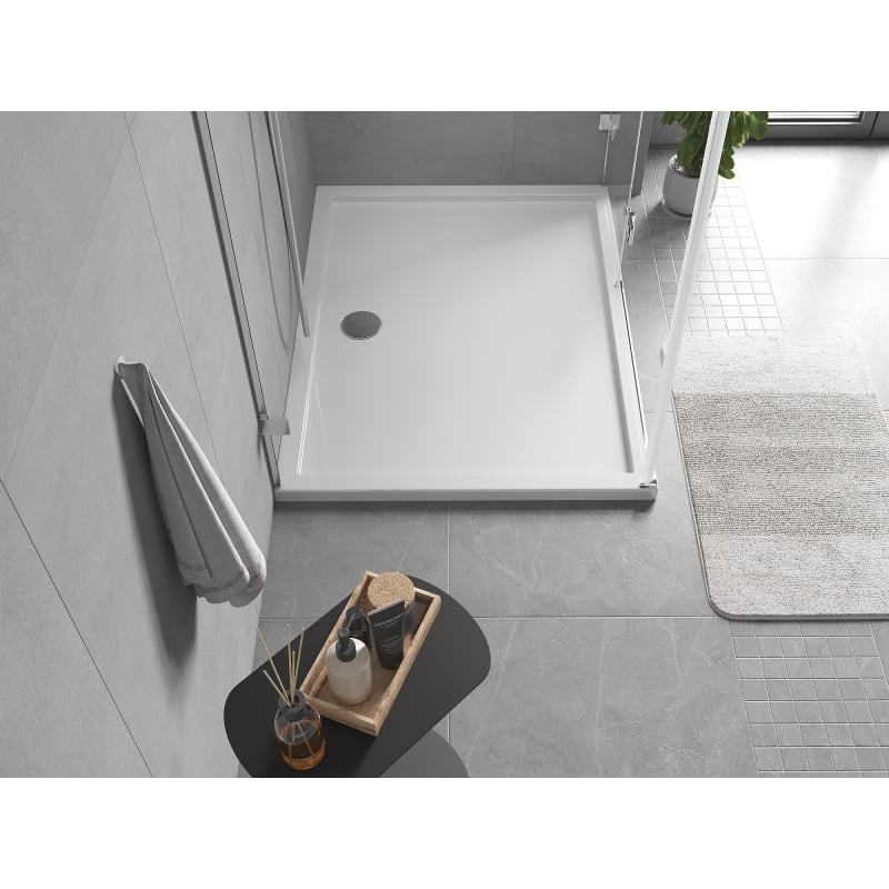 Mexen Flow brodzik prostokątny slim 120 x 95 cm, biały połysk - 46R109512