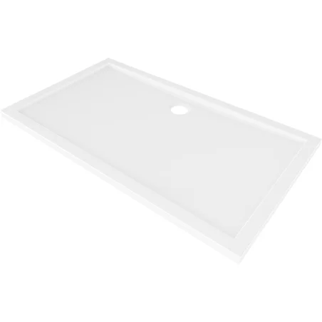 Mexen Flow rectangular shower tray slim 160 x 95 cm, white gloss - 46R109516