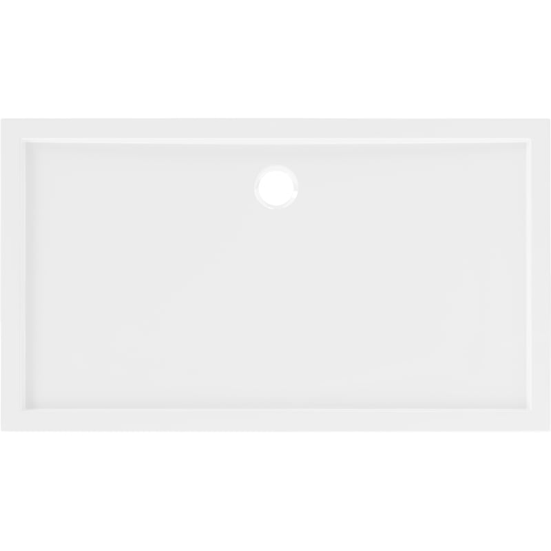 Mexen Flow brodzik prostokątny slim 160 x 95 cm, biały połysk - 46R109516
