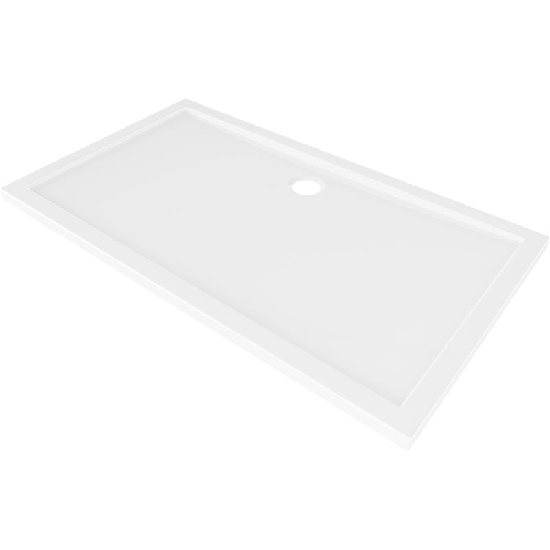 Mexen Flow rechteckige Slim-Duschwanne 140 x 100 cm, weiß glänzend - 46R101014
