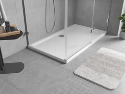 Mexen Flow brodzik prostokątny slim 140 x 100 cm, biały połysk - 46R101014