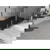 Mexen Flow rechthoekige douchebak slim 75 x 70 cm, zwarte mat - 46R707075