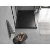 Mexen Flow receveur rectangulaire slim 85 x 70 cm, noir mat - 46R707085