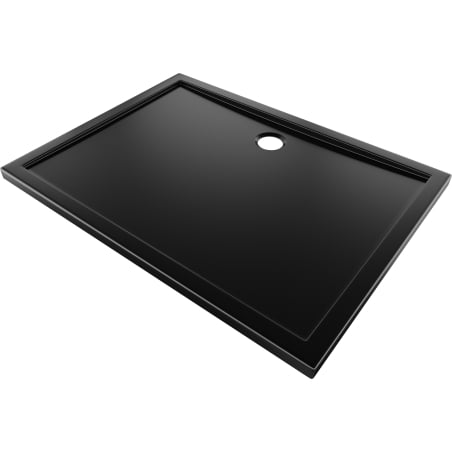Mexen Flow receveur rectangulaire slim 85 x 70 cm, noir mat - 46R707085