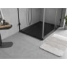 Mexen Flow receveur rectangulaire slim 85 x 70 cm, noir mat - 46R707085