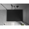 Mexen Flow receveur rectangulaire slim 85 x 70 cm, noir mat - 46R707085