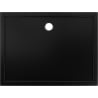 Mexen Flow receveur rectangulaire slim 85 x 70 cm, noir mat - 46R707085