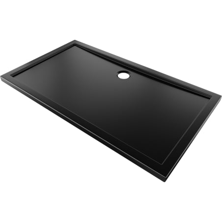 Mexen Flow brodzik prostokątny slim 140 x 70 cm, czarny mat - 46R707014