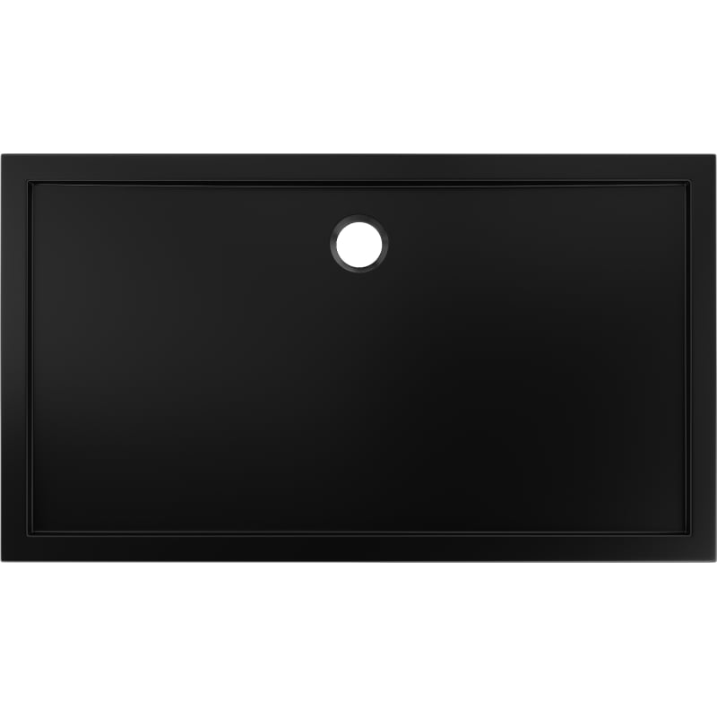 Mexen Flow base de duche retangular slim 160 x 75 cm, preto mate - 46R707516