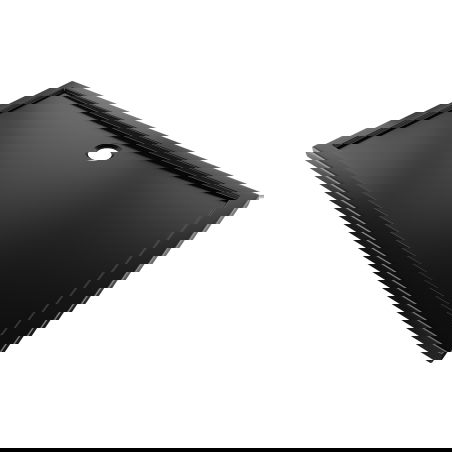 Mexen Flow ορθογώνιος ντουζιέρα slim 160 x 80 cm, μαύρο ματ - 46R708016