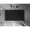Mexen Flow rectangular slim shower tray 160 x 85 cm, black matte - 46R708516