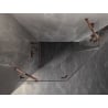 Mexen Lunar kabina prysznicowa pięciokątna uchylna lewa 100 x 90 cm, transparent, różowe złoto - 831-100L-090P-60-00-L