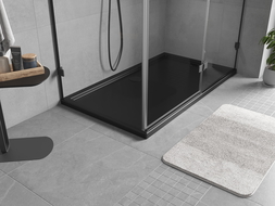 Mexen Flow brodzik prostokątny slim 140 x 100 cm, czarny mat - 46R701014