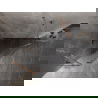 Mexen Lunar fünfeckige Duschkabine, links schwenkbar, 90 x 90 cm, transparent, gebürstetes Kupfer - 831-090L-090P-65-00-L