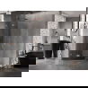 Mexen Lunar fünfeckige Duschkabine, links schwenkbar 100 x 100 cm, transparent, gebürstetes Kupfer - 831-100L-100P-65-00-L