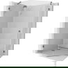 Mexen Lunar Fünfeck-Duschkabine schwenkbar links 90 x 80 cm, transparent, gun gray gebürstet - 831-090L-080P-66-00-L