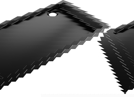 Mexen Flow+ receptor de ducha cuadrado 70 x 70 cm, negro mate - 46S707070H