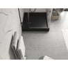 Mexen Flow+ receveur de douche carré 70 x 70 cm, noir mat - 46S707070H