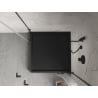 Mexen Flow+ brodzik kwadratowy 70 x 70 cm, czarny mat - 46S707070H