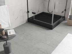 Mexen Flow+ brodzik kwadratowy 80 x 80 cm, czarny mat - 46S708080H