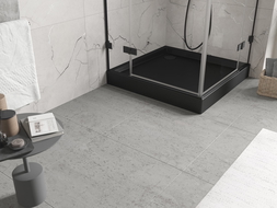Mexen Flow+ brodzik kwadratowy 90 x 90 cm, czarny mat - 46S709090H