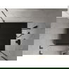 Mexen Flow+ douchebak vierkant 90 x 90 cm, zwart mat - 46S709090H