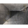 Mexen Lunar L polukružna tuš kabina lijevo otvaranje 100 x 90 cm, prozirna, zlatna brušena - 833L-100L-090P-55-00