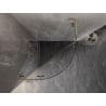 Mexen Lunar L cabine de douche demi-circulaire pivotante 100 x 100 cm, transparent, or brossé - 833L-100L-100P-55-00