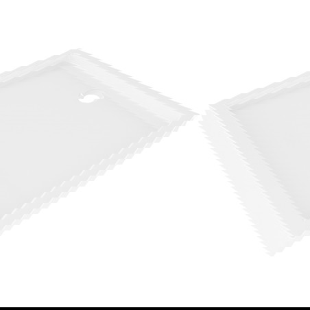 Mexen Flow+ pravokotni tuš kad 90 x 70 cm, beli sijaj - 46R107090H